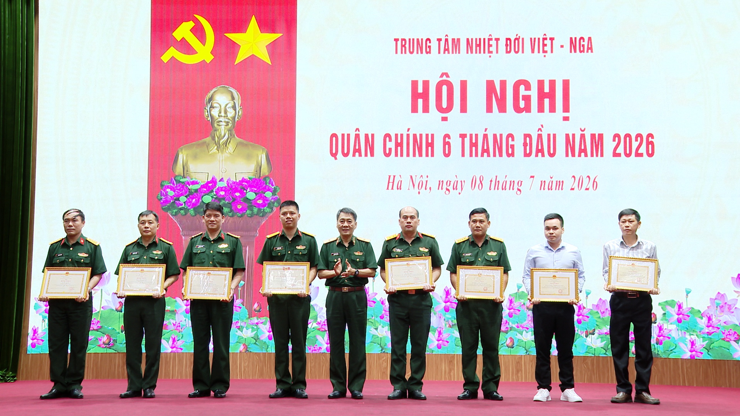 Trung tâm Nhiệt đới Việt - Nga tổ chức Hội nghị Quân chính 6 tháng đầu năm 2026